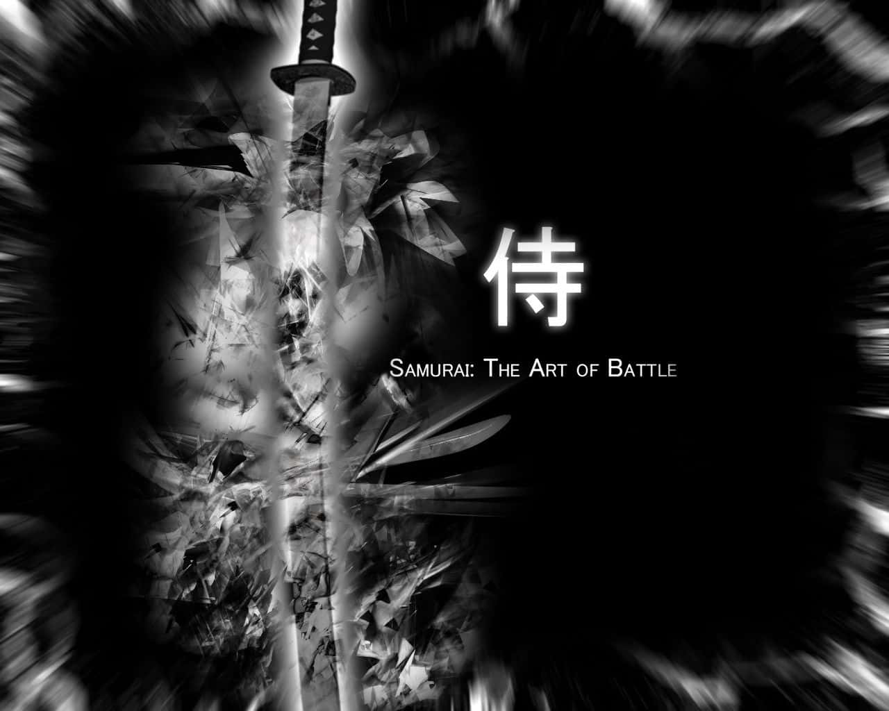 Black And White Samurai Wallpaper