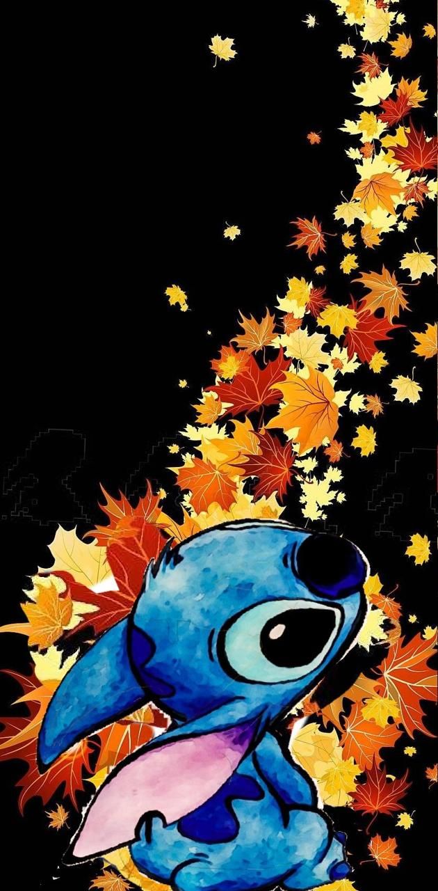 Stitch in autumn wallpaper