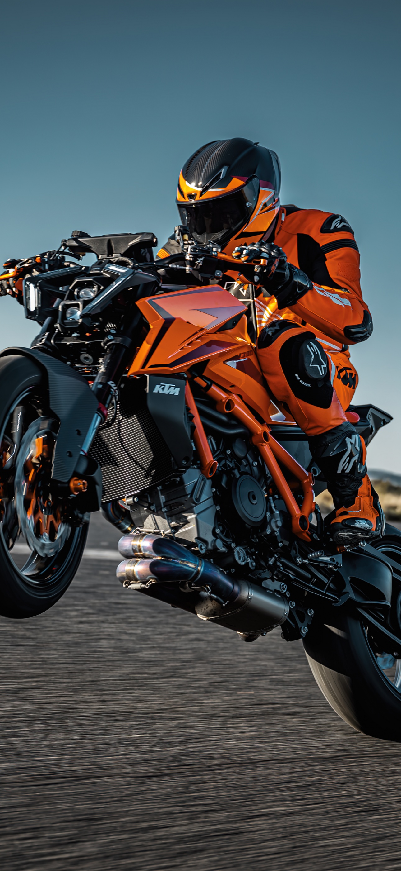 Biker Wallpaper 4K, KTM 1390 Super Duke