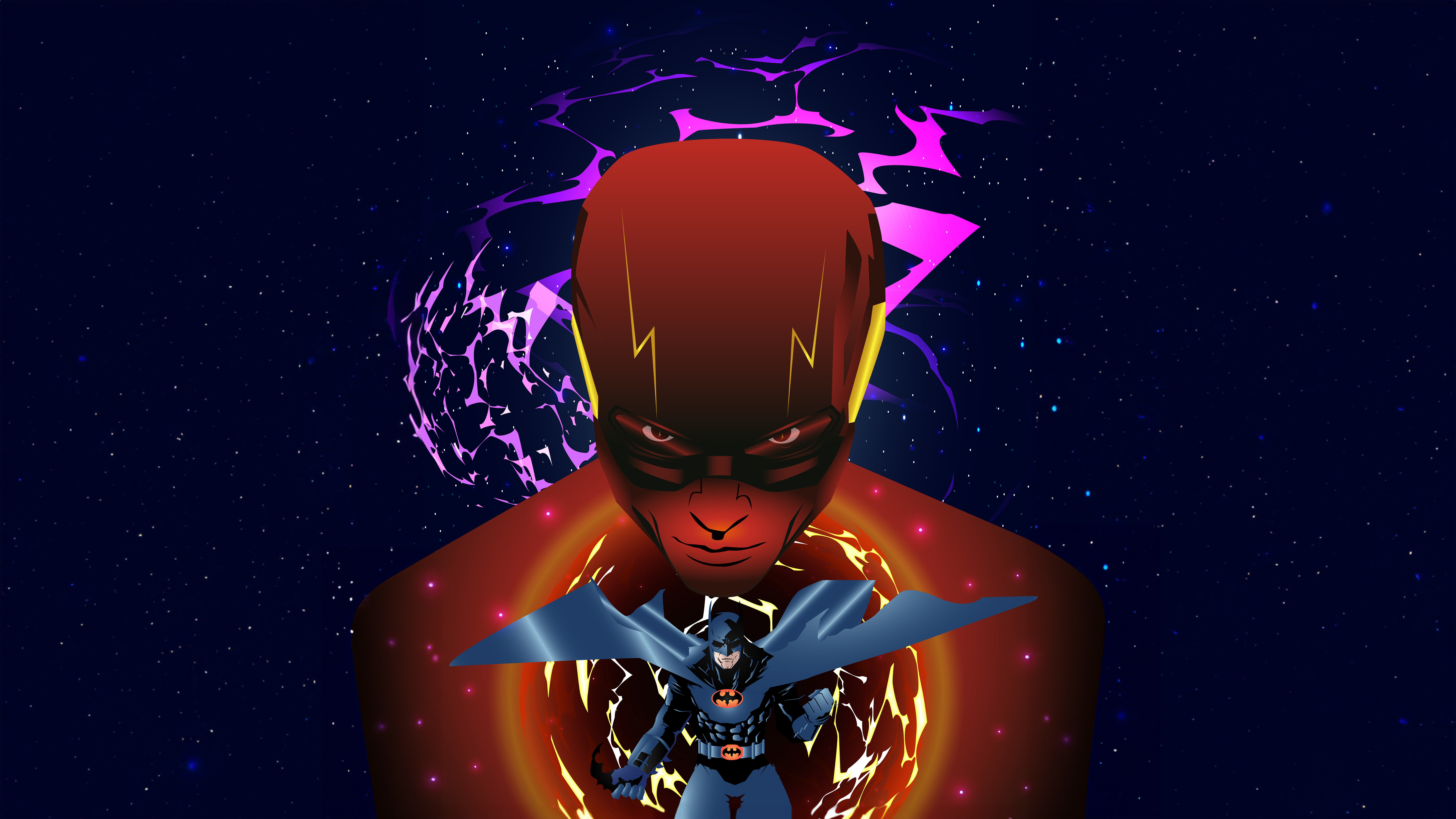 The Flash Sketchy Artwork 8k Wallpaper