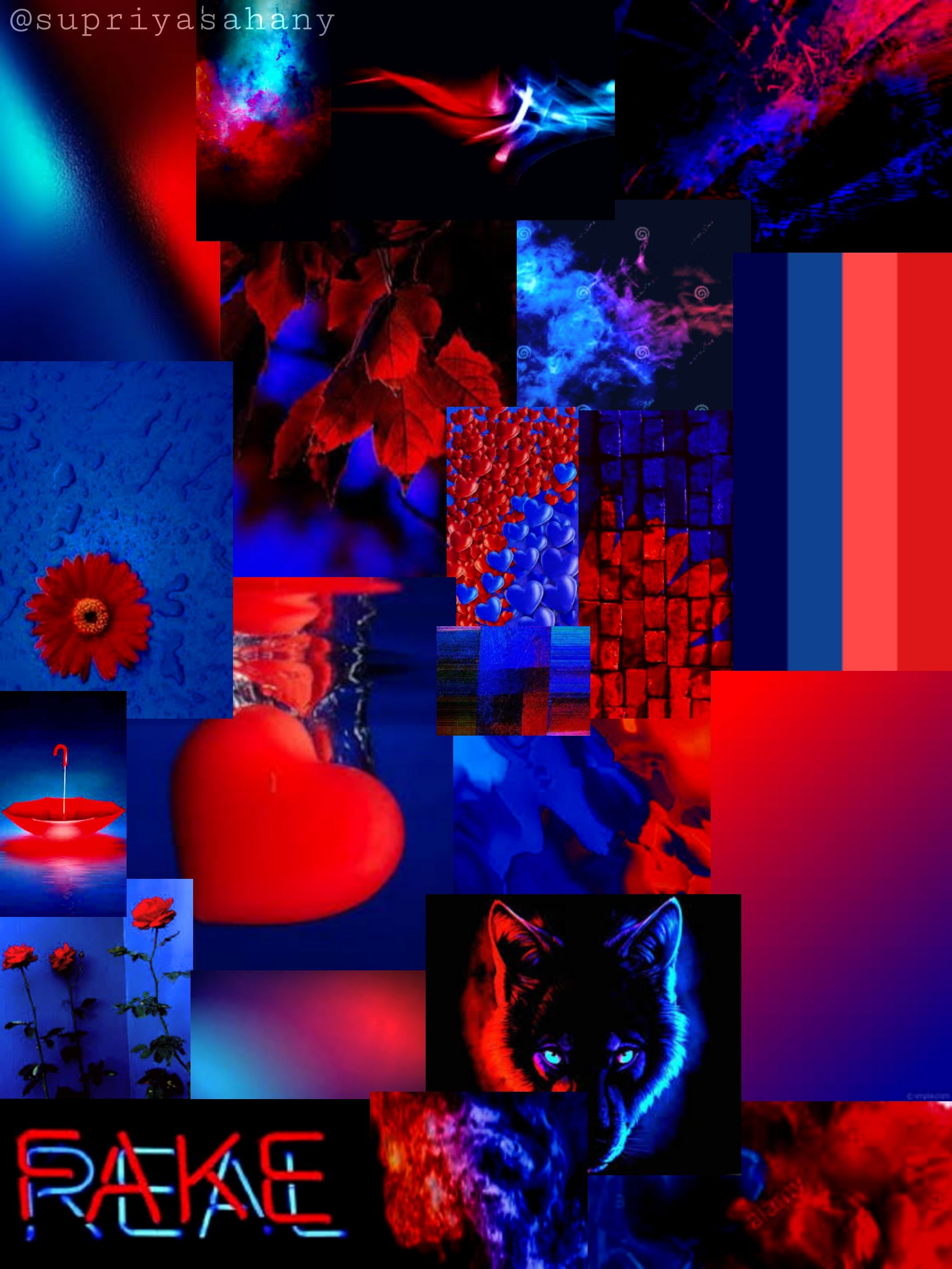 Red And Blue Aesthetic Wallpapers - Wallpaper Cave