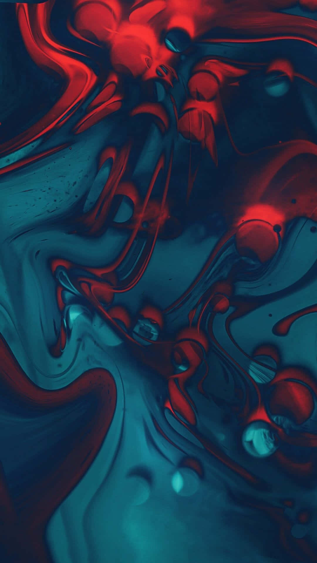 Blue Liquid iPhone Wallpaper