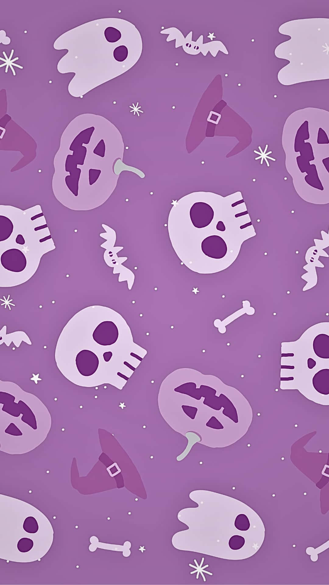 Purple Halloween Aesthetic Wallpaper