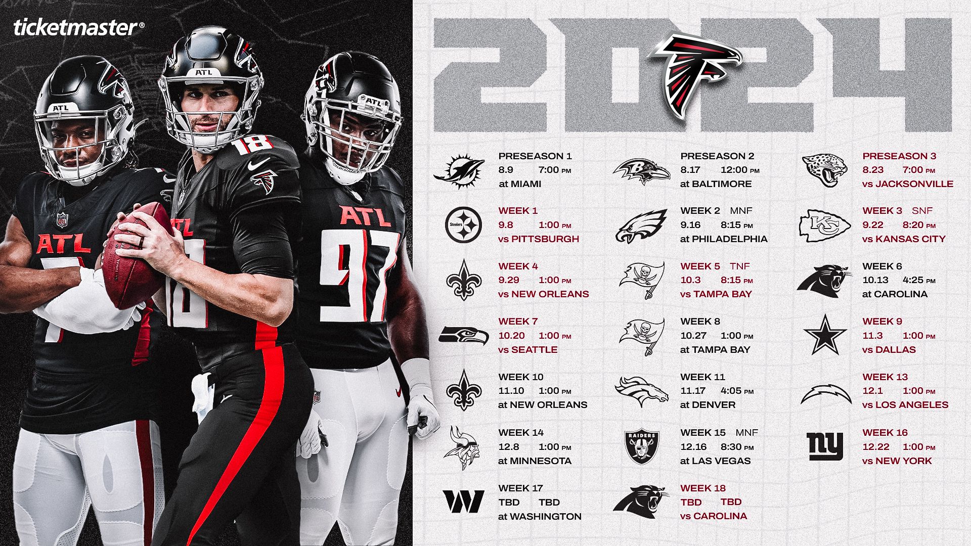 2024 Schedule Wallpaper