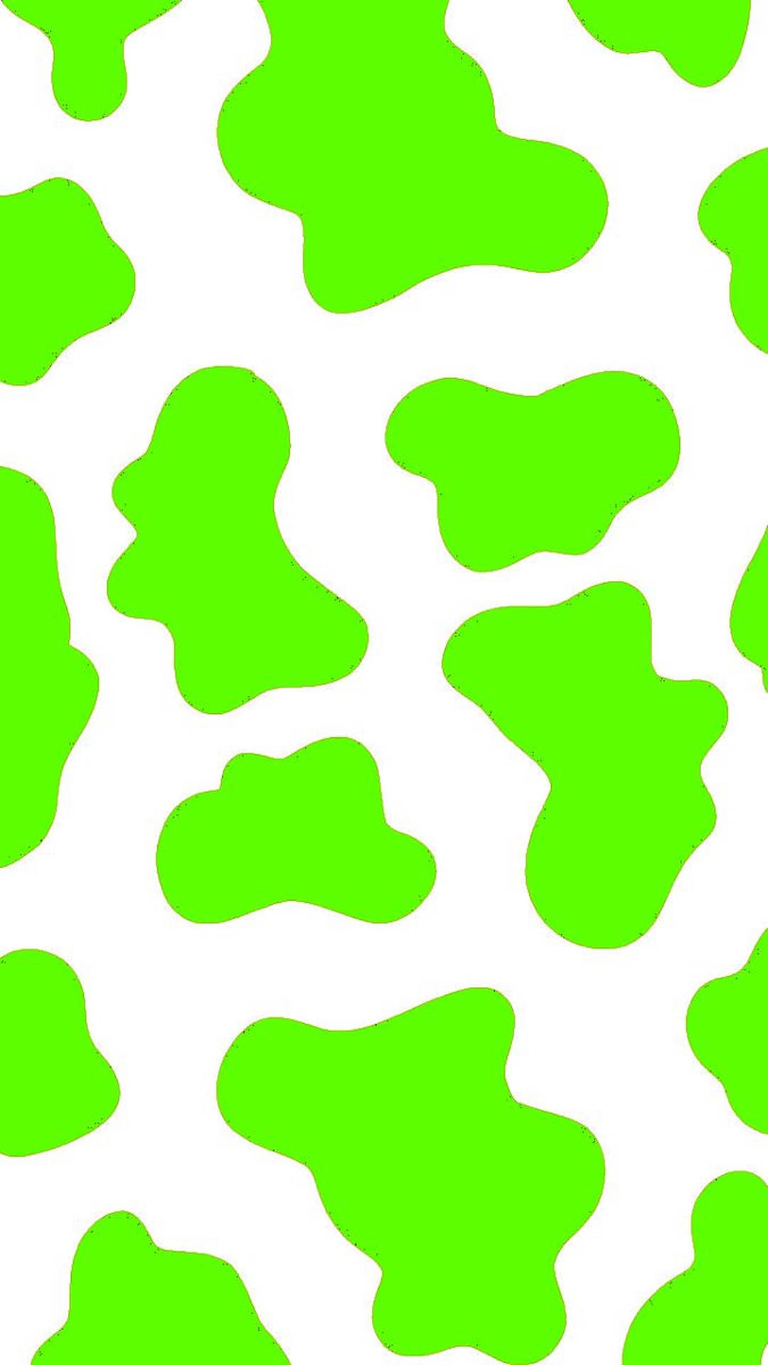 Download Neon Green Cow Print Wallpaper