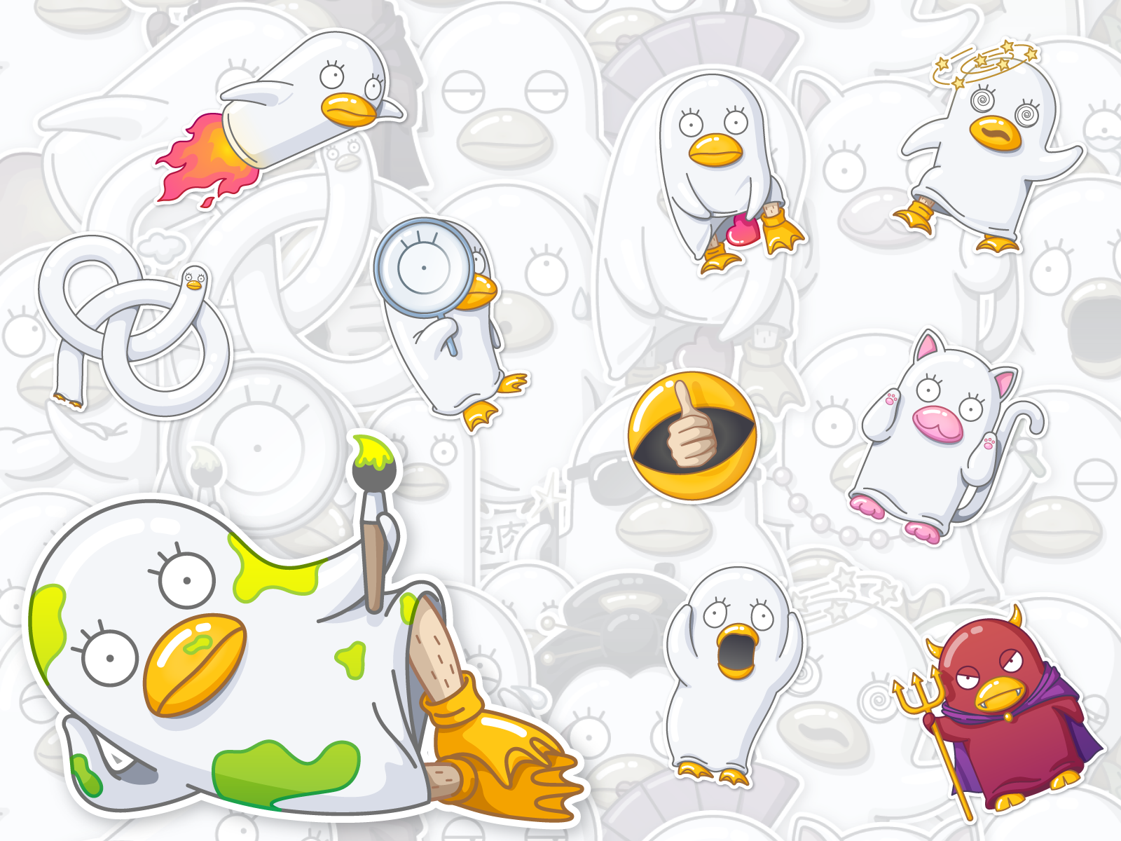 Elizabeth stickers for Telegram