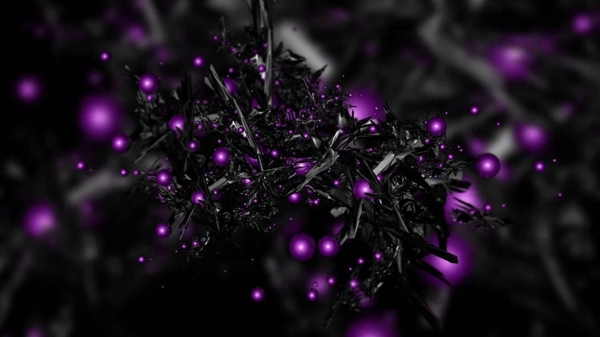 Black And Purple Wallpaper