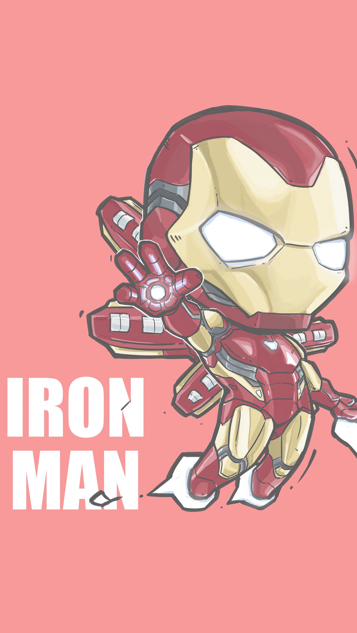 Iron Man Minimalist Wallpaper 4k HD