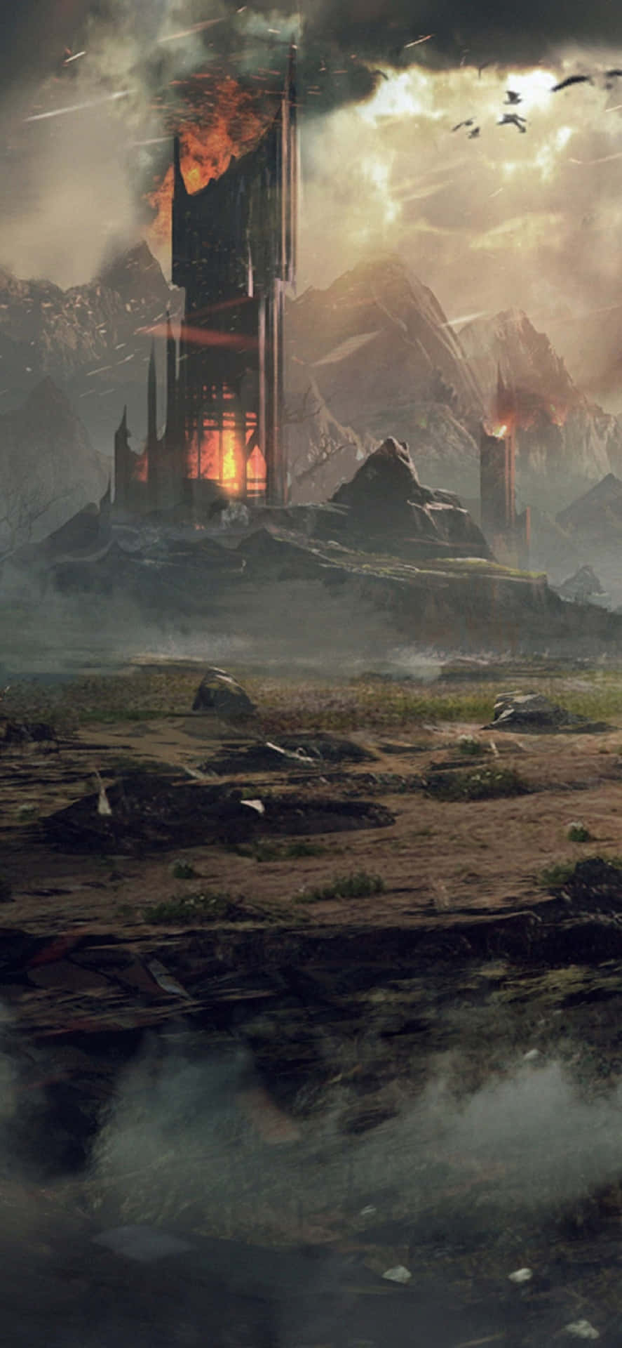Mordor Background Castle