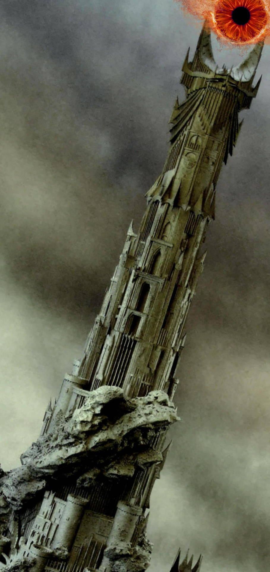Barad Dur With Eye Of Sauron Wallpaper