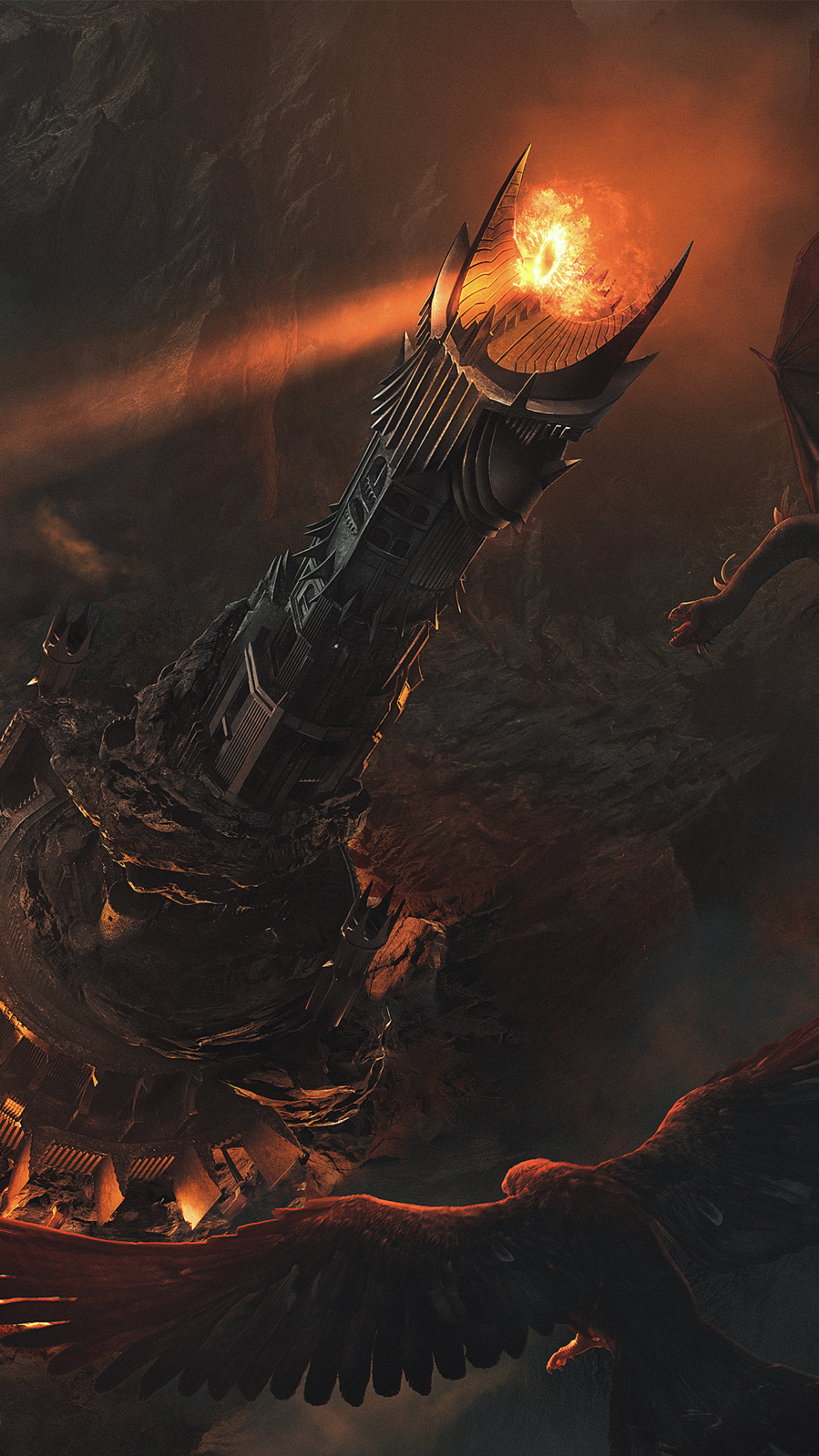 Mordor iPhone Wallpaper