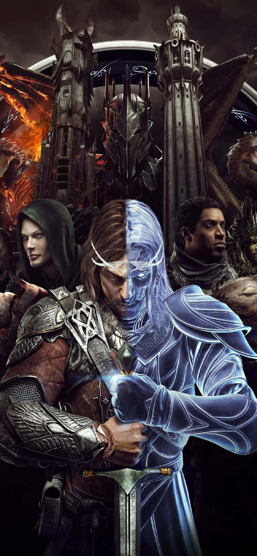 iPhone X Shadow Of Mordor Background