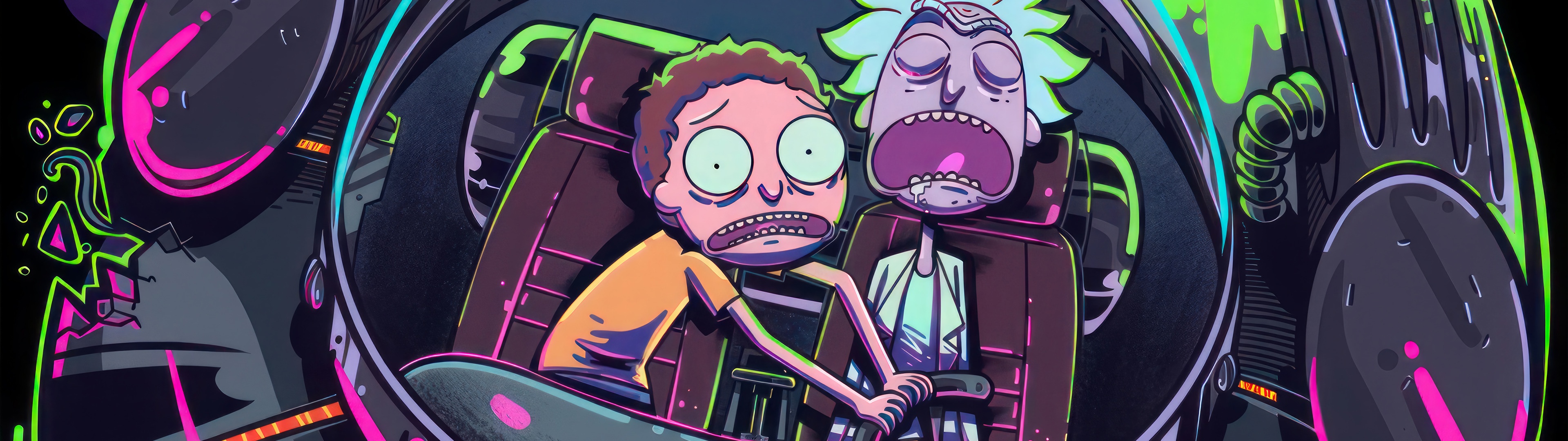 Morty Wallpaper 4K, Illustration