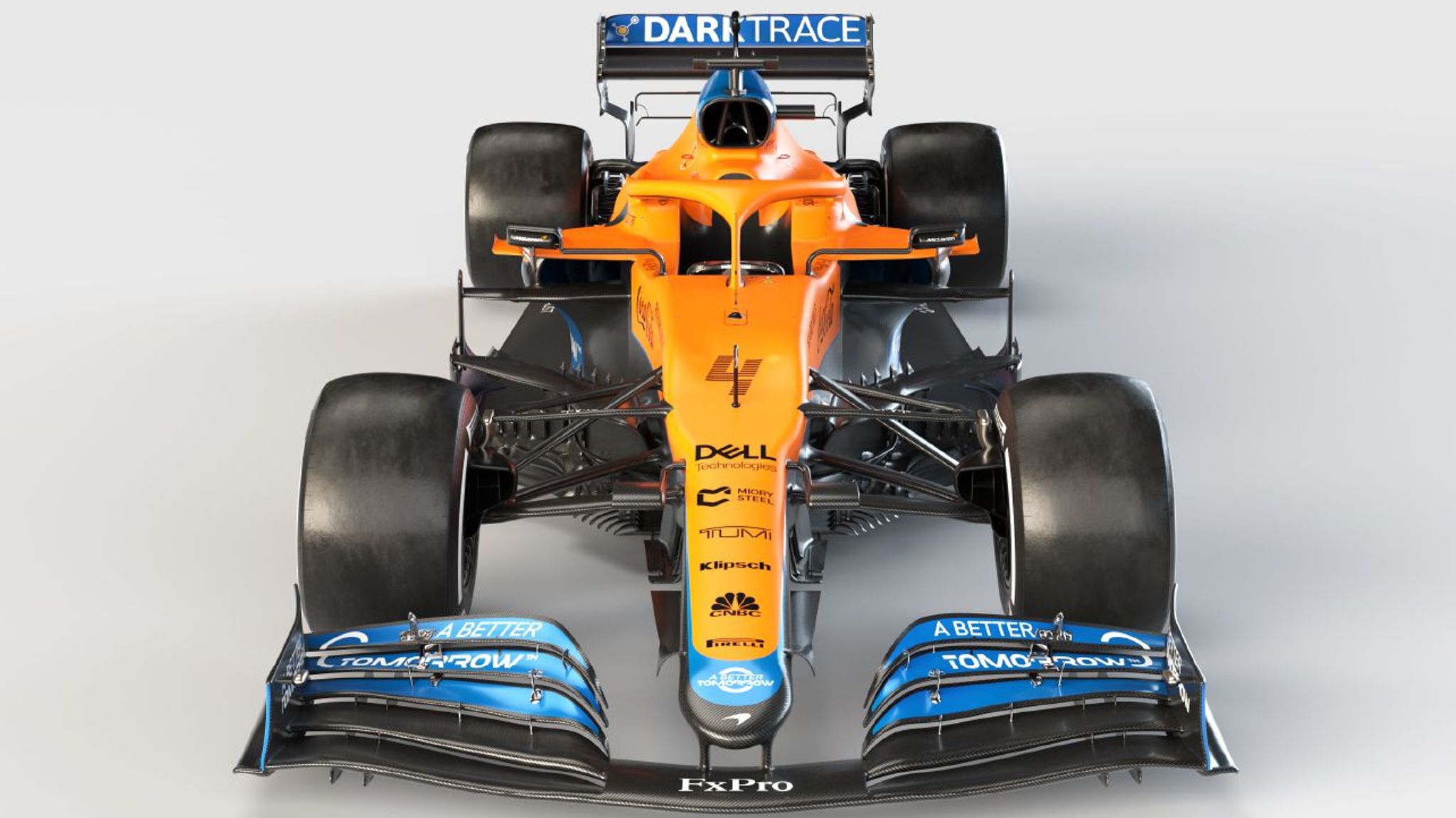 Formula 1 car as Daniel Ricciardo