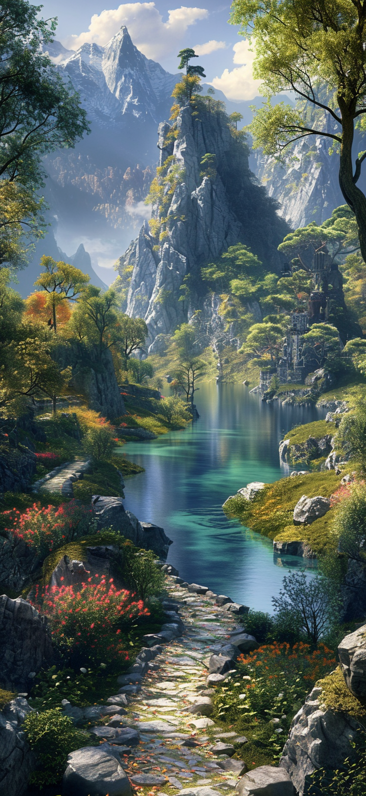 waterfall wallpaper Nimo AI