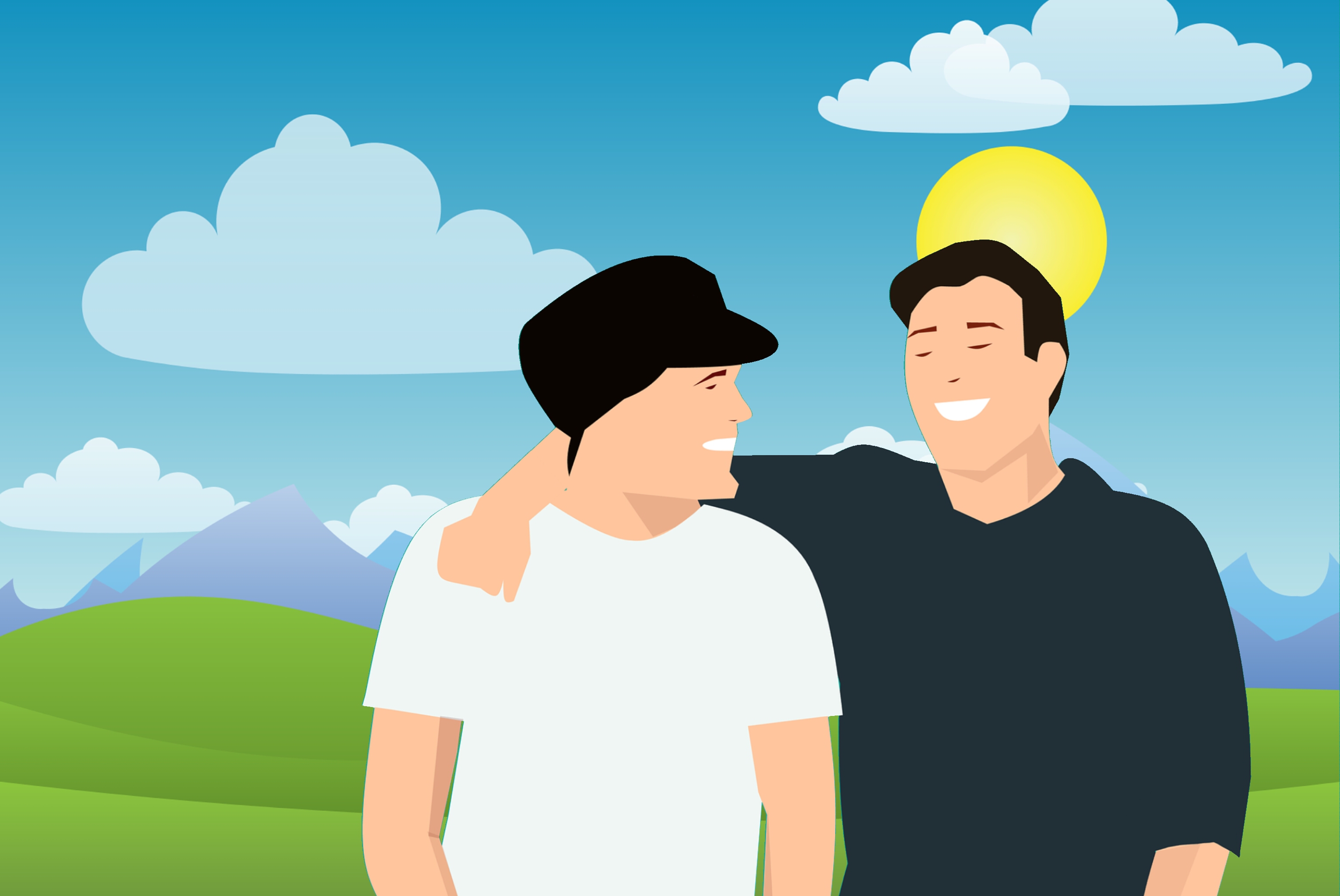 friendship, group, outside, activity