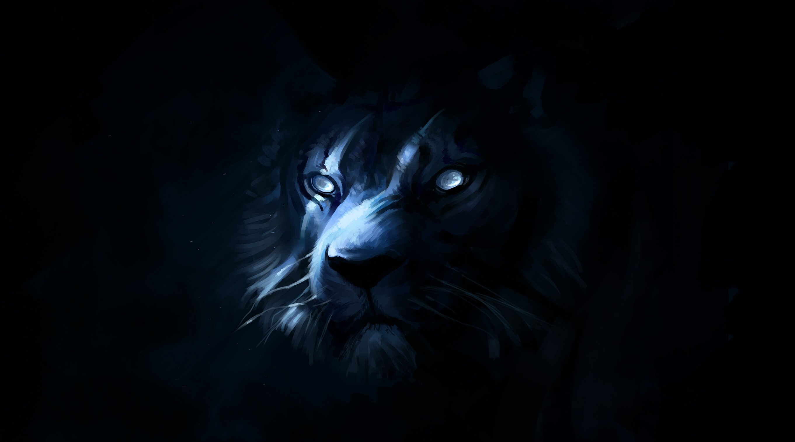 Fantasy Tiger Dark High Definition