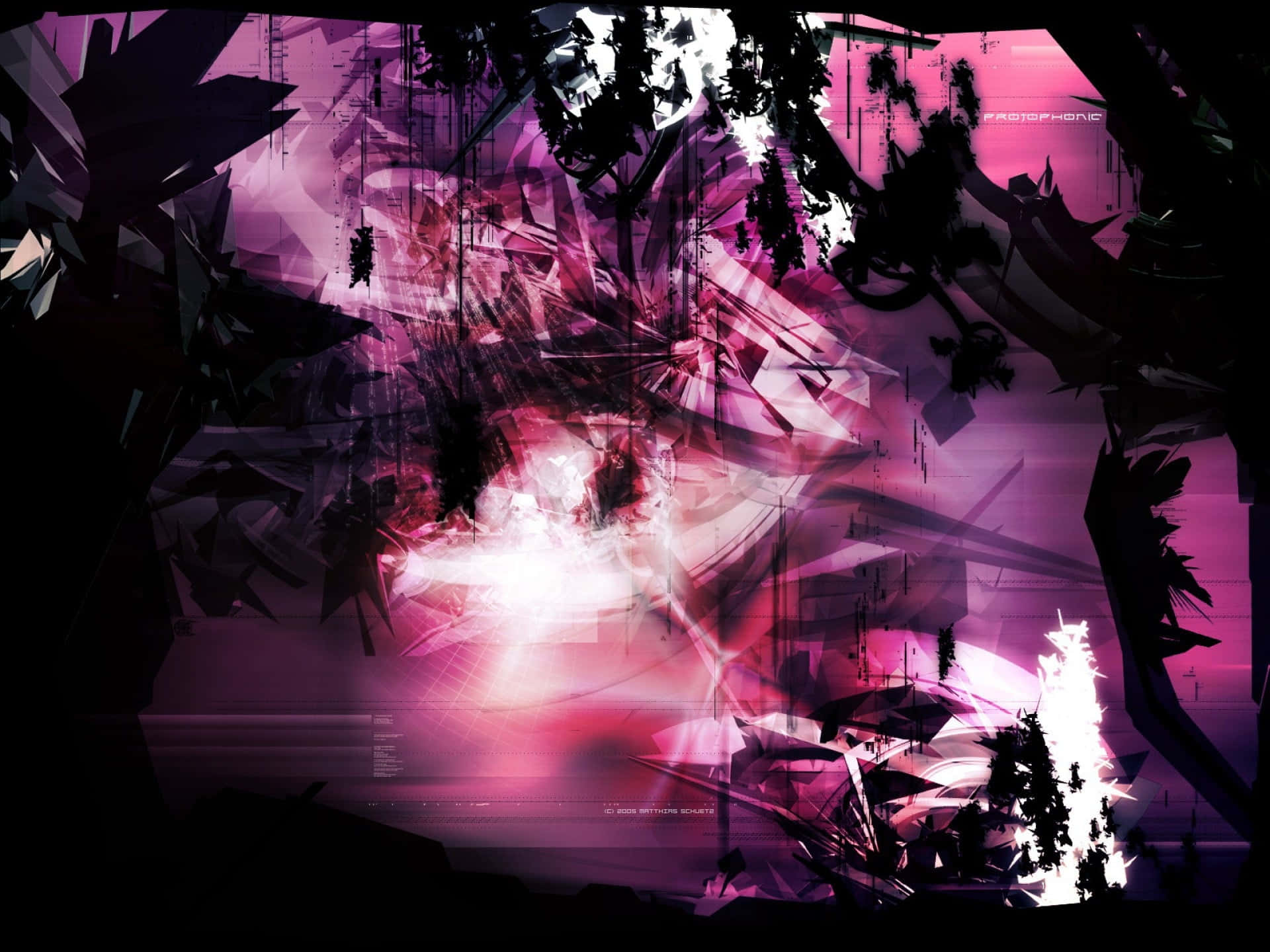 Pink Black And White Wallpaper