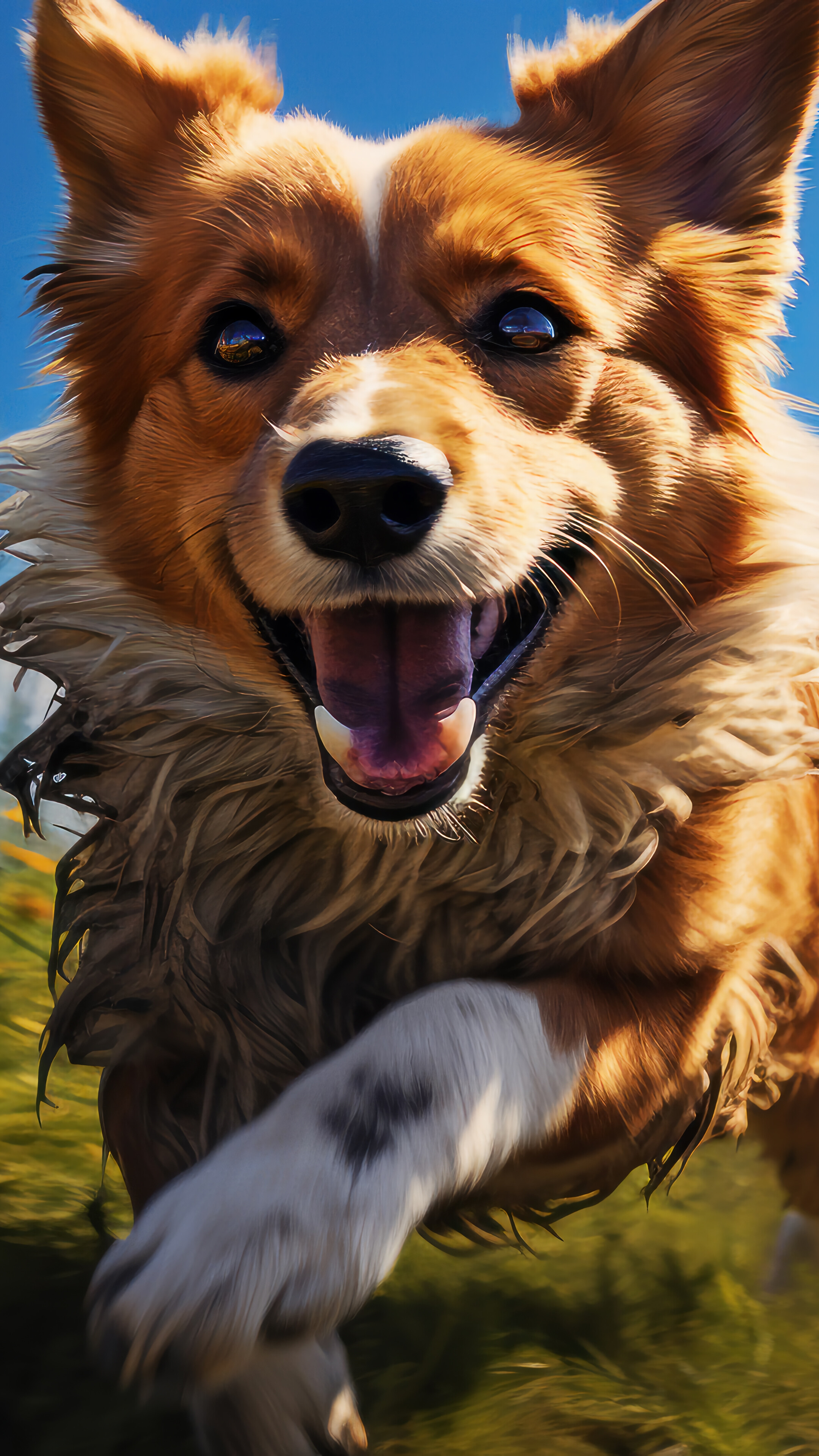 Corgi Dog 4K Wallpaper iPhone HD Phone