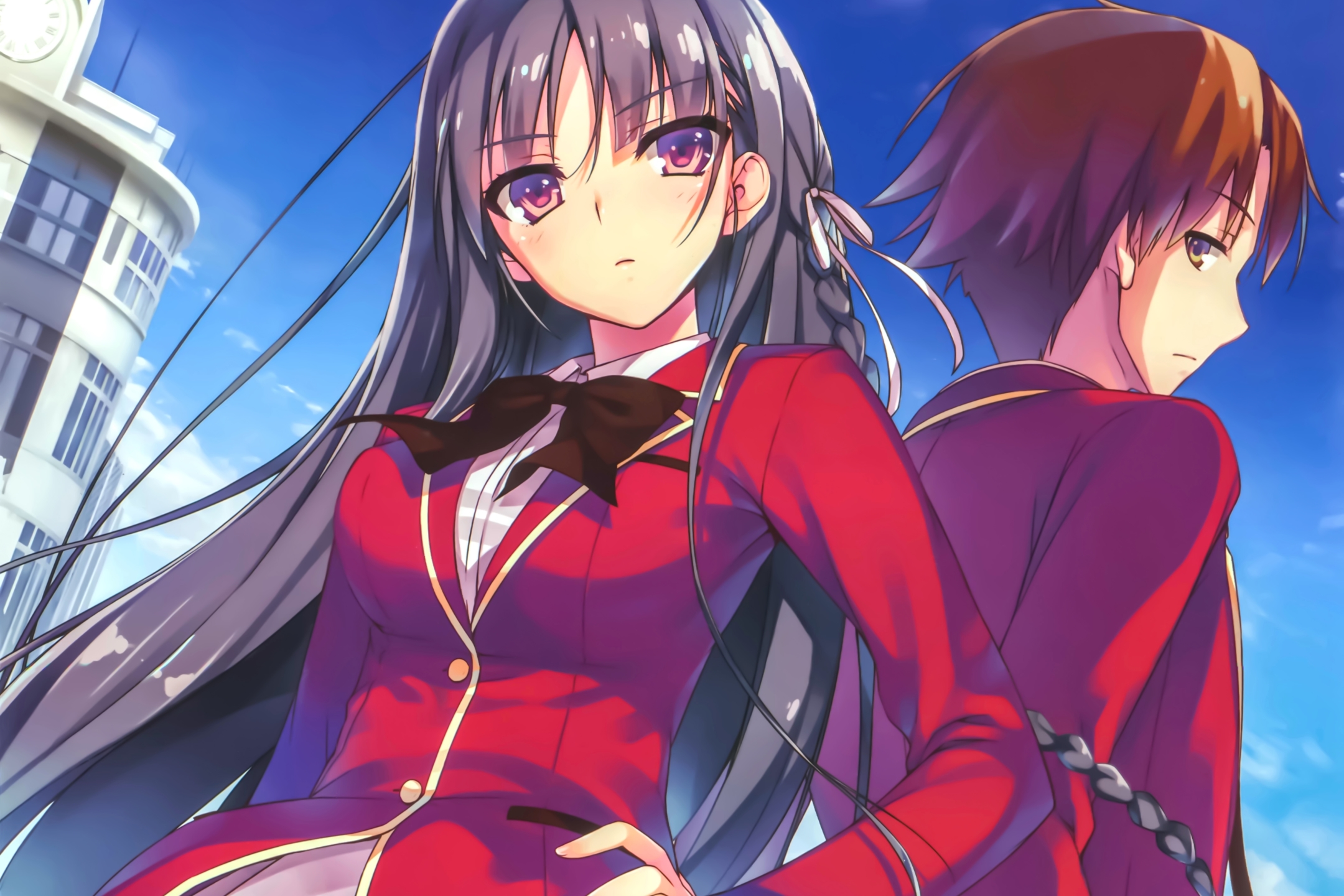 HD desktop wallpaper: Anime, Classroom