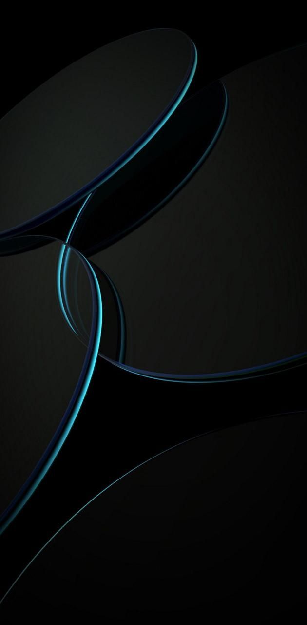 Black neon wallpaper