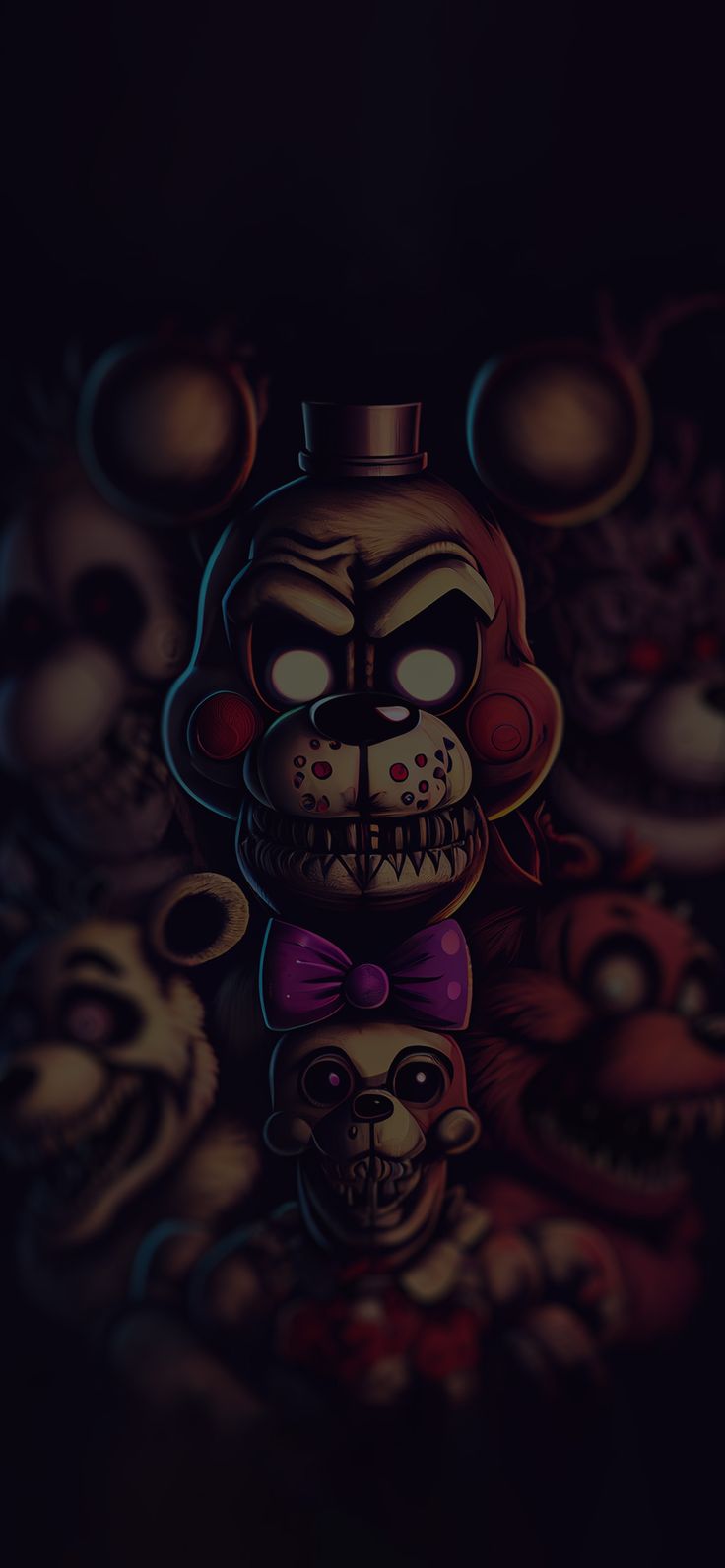 Scary FNaF Art Wallpaper