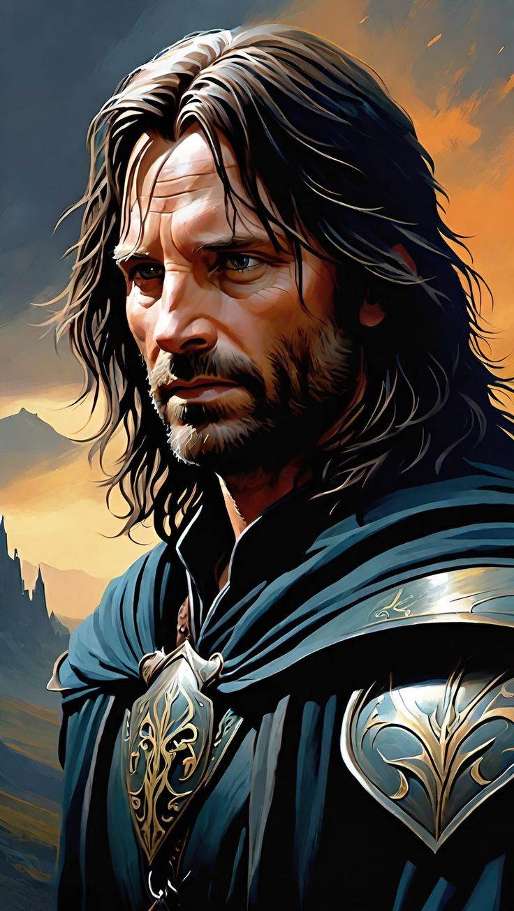 Aragorn Wallpaper Digital Art Design