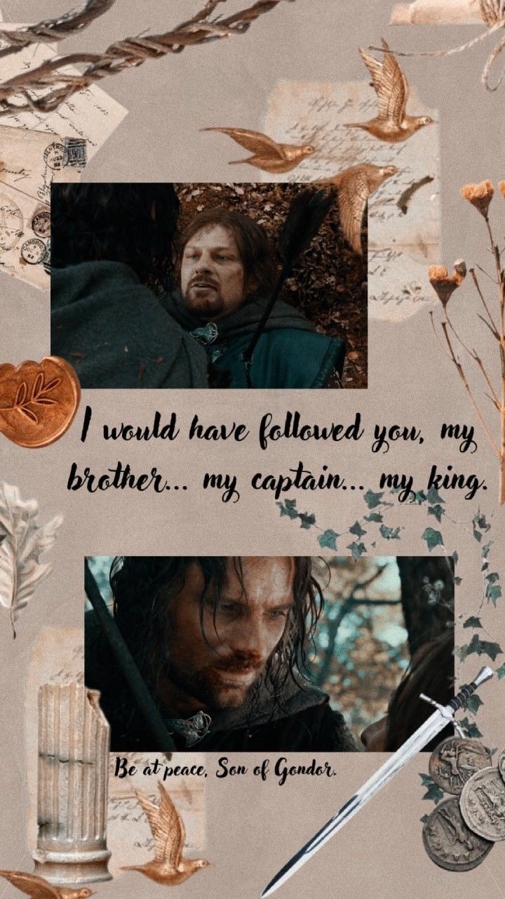 Aragorn and Boromir ⎢wallpaper