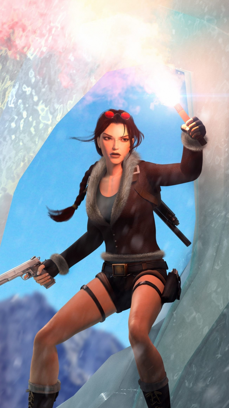 Download wallpaper 750x1334 tomb raider