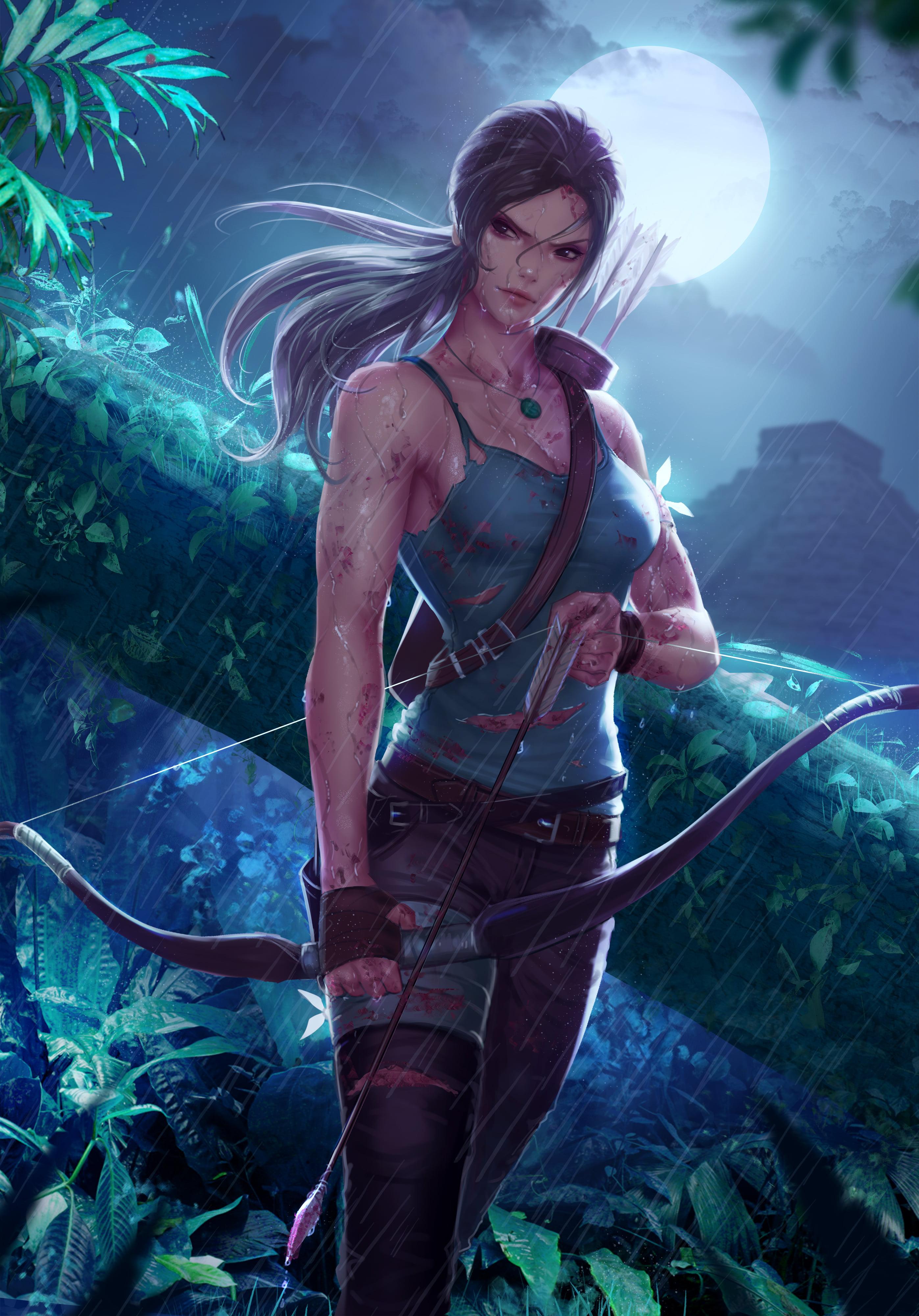 Lara Croft. Artwork