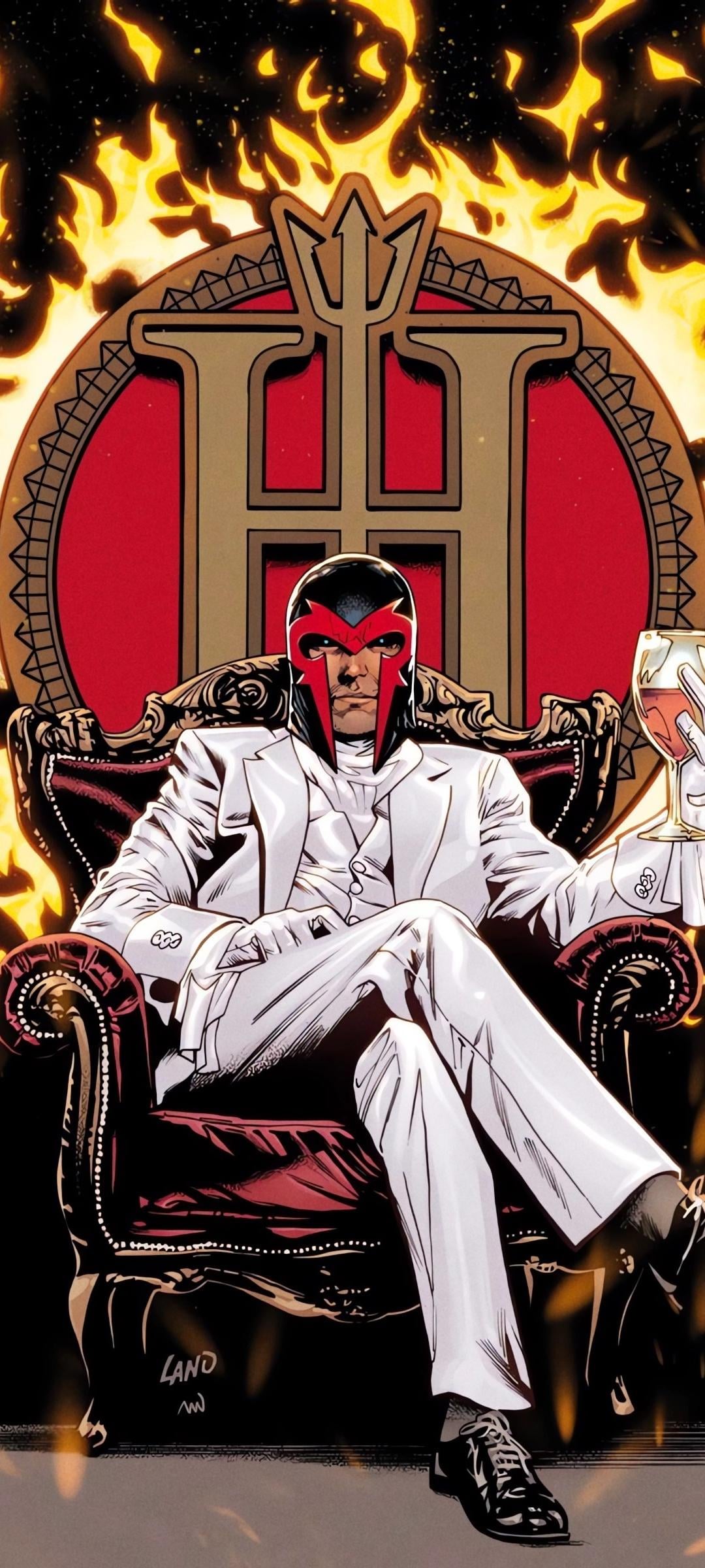 X Men, Magneto Wallpaper 1080x2400