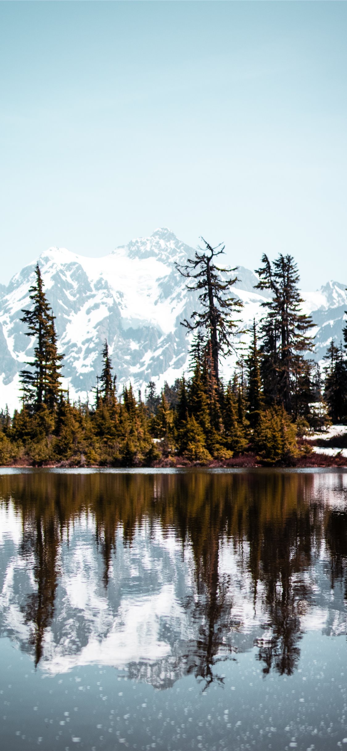 calm body of water iPhone 11 Wallpaper