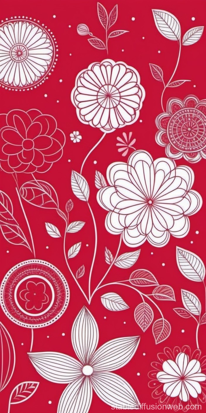 doodle wallpaper black Prompts