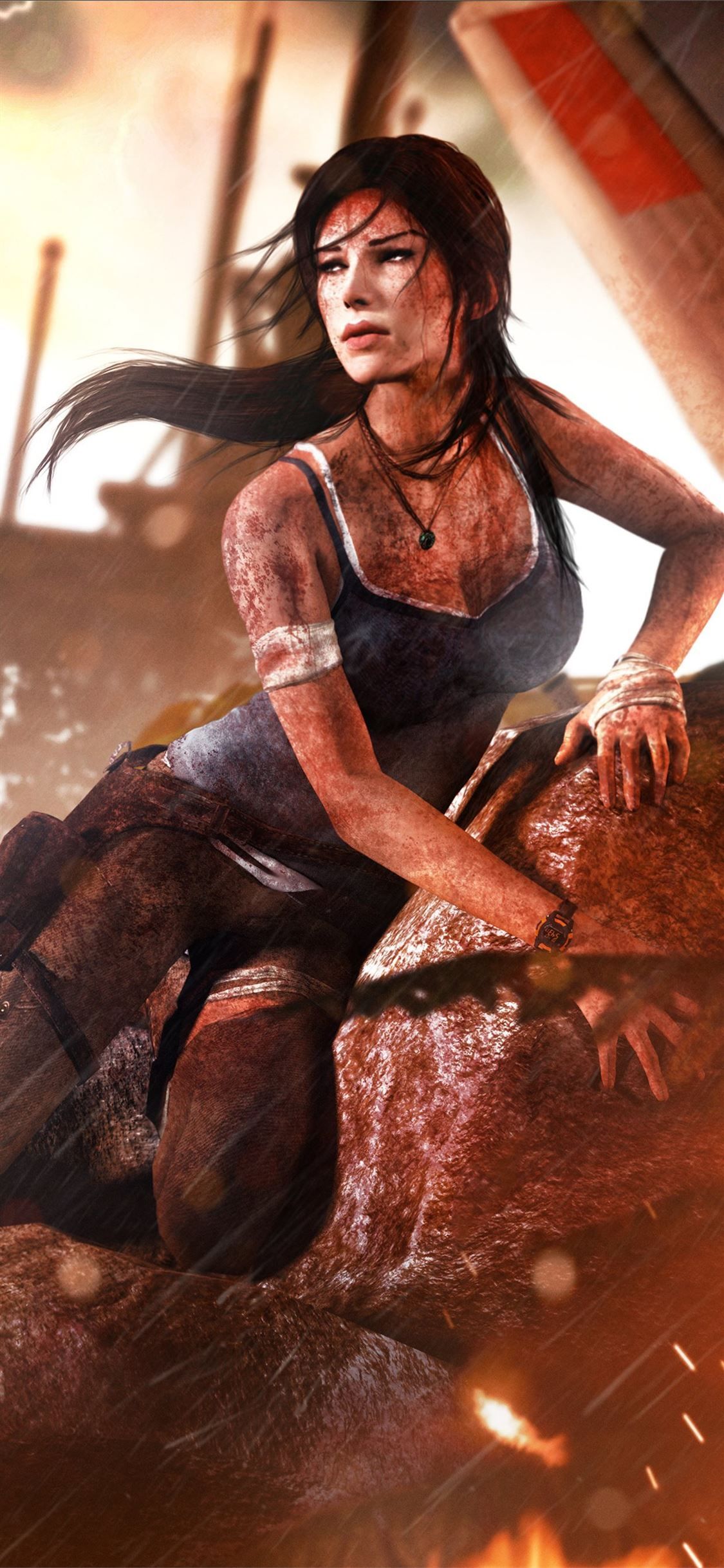 tomb raider 2013 lara croft 4k iPhone