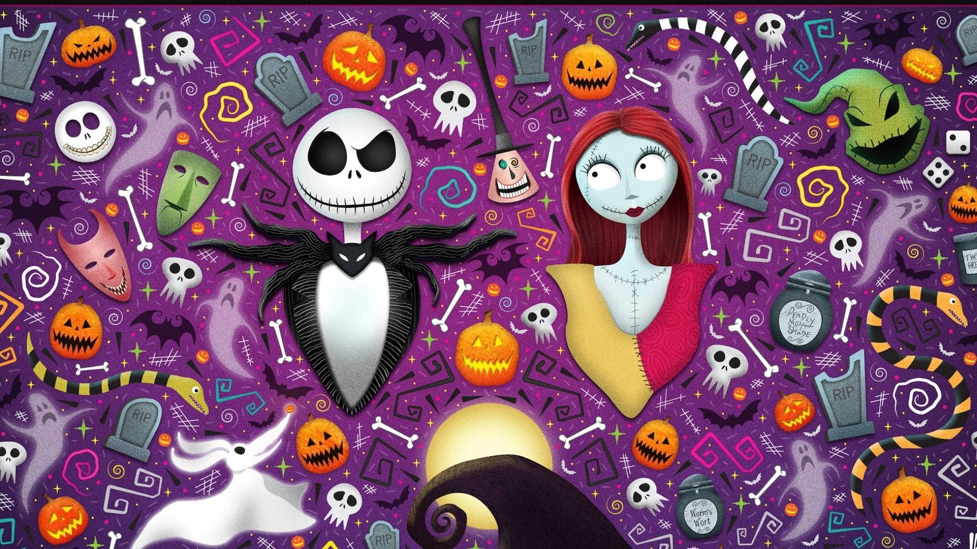 Cartoon Halloween Jack Skellington