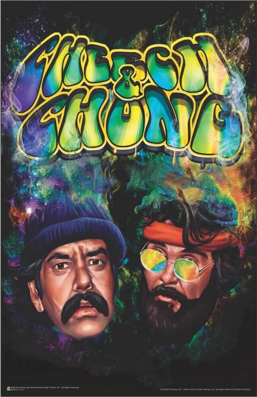 Chong Psychedelic Smoke Mini Poster