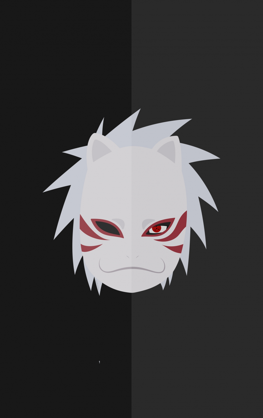 Download wallpaper 840x1336 anbu, mask