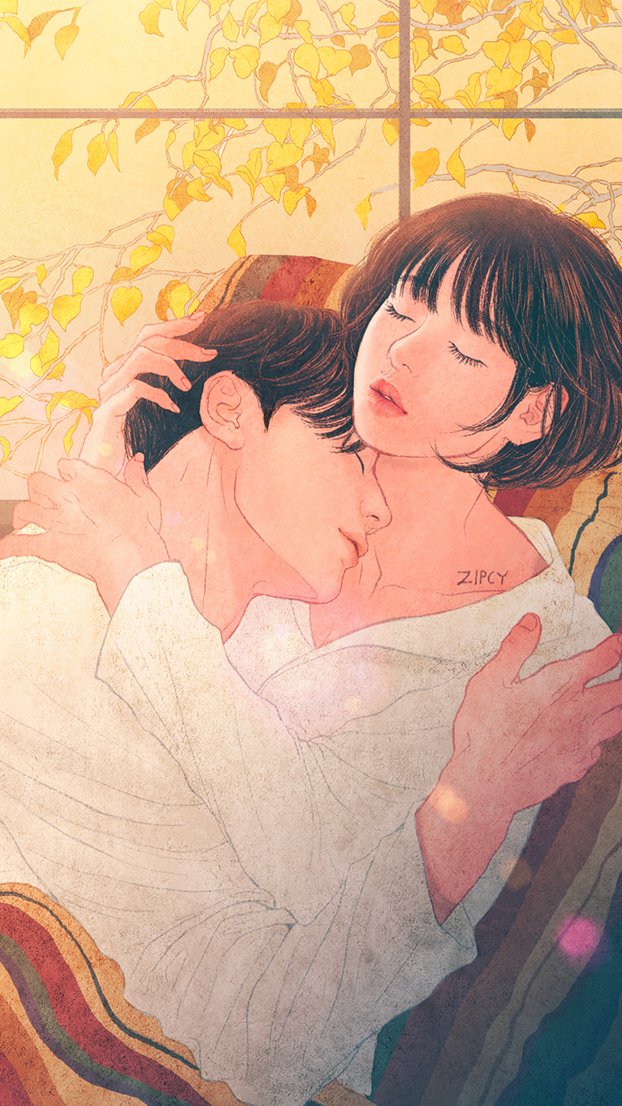 Zipcy Love Couple Art Illustration