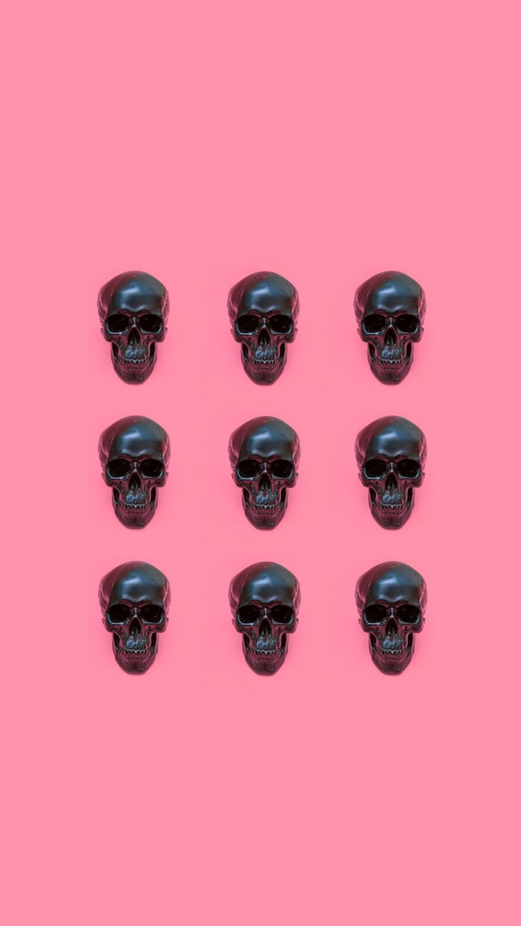 Pink Halloween iPhone Wallpaper Too