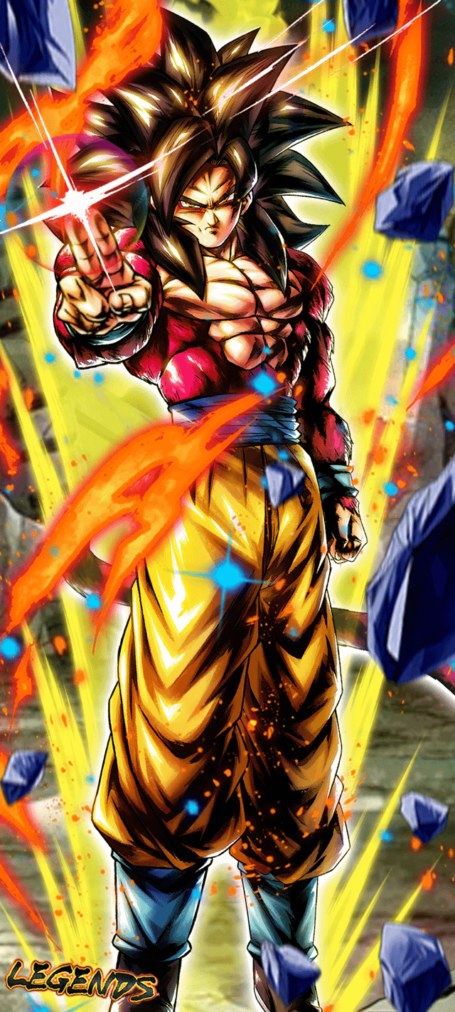 Custom LF SSJ4 Goku mobile wallpaper