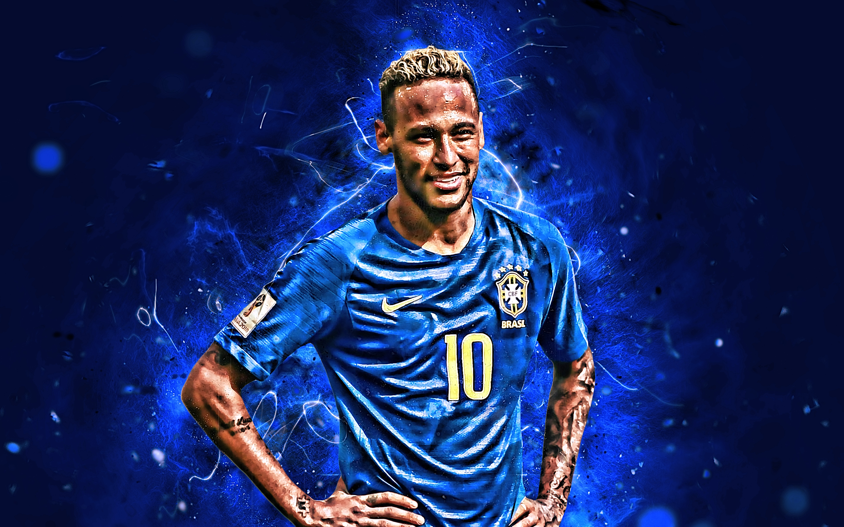 Download Soccer Footballer Brazilian Neymar Sports 4k Ultra HD Wallpaper