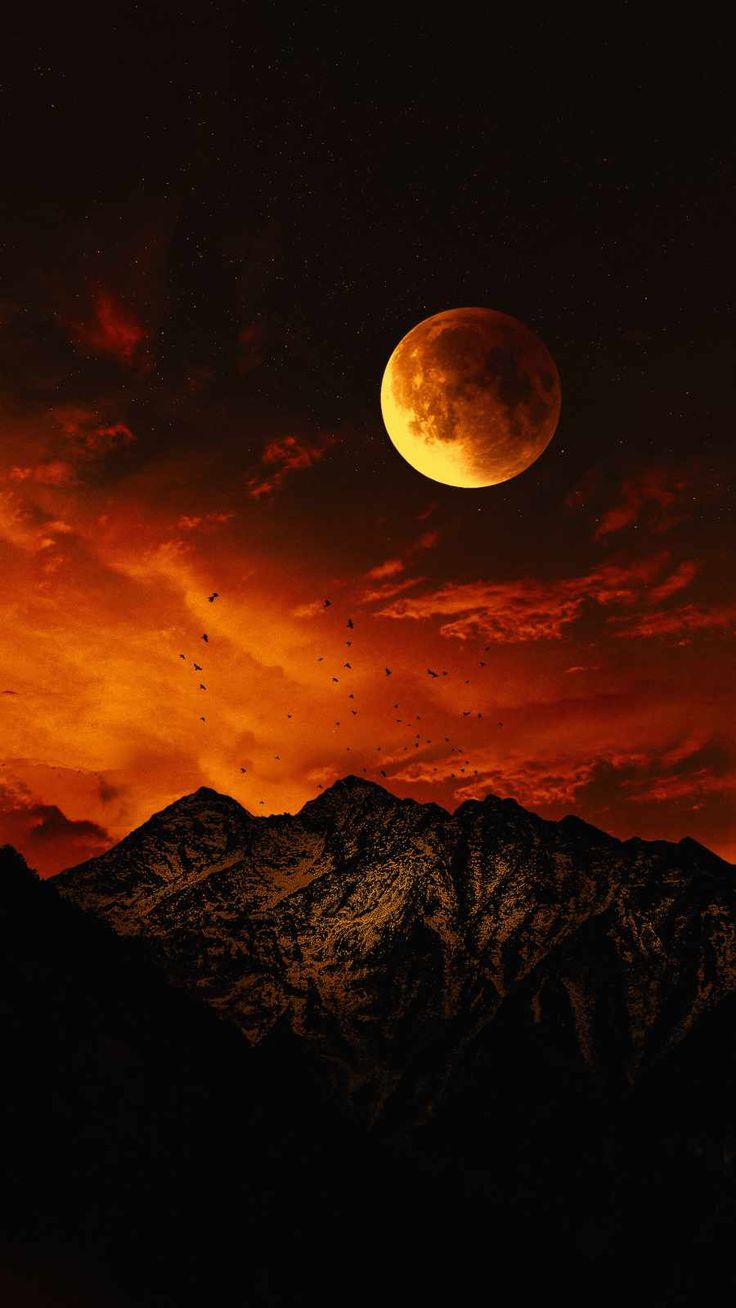 Dark Moon iPhone Wallpaper