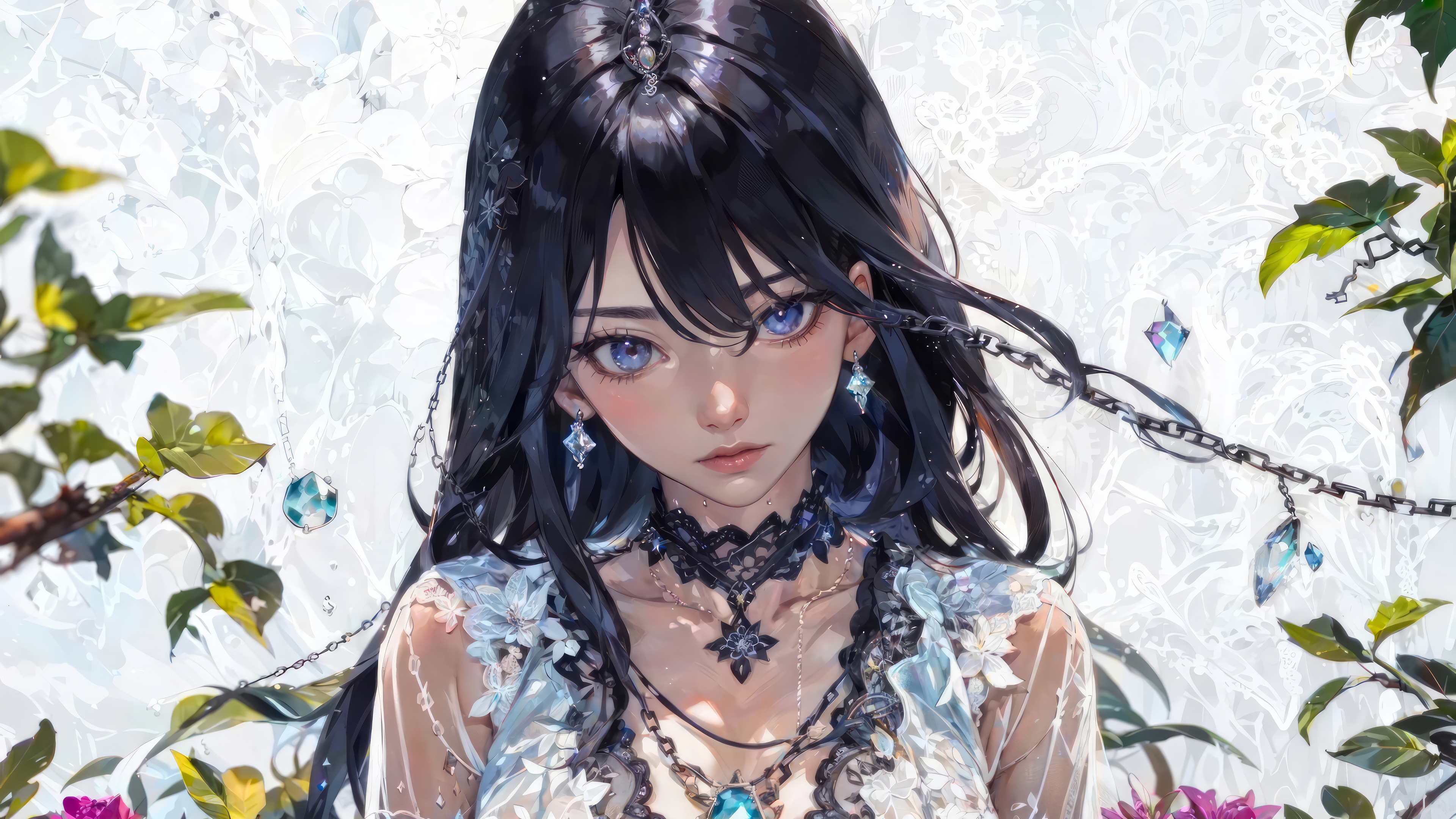 Blue Eyes Wallpaper 4K HD PC