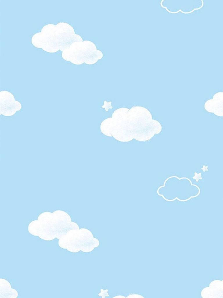 Cute Blue Phone Wallpaper
