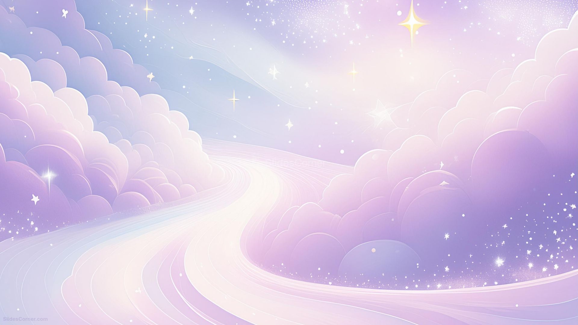 Light Purple Background with Stars