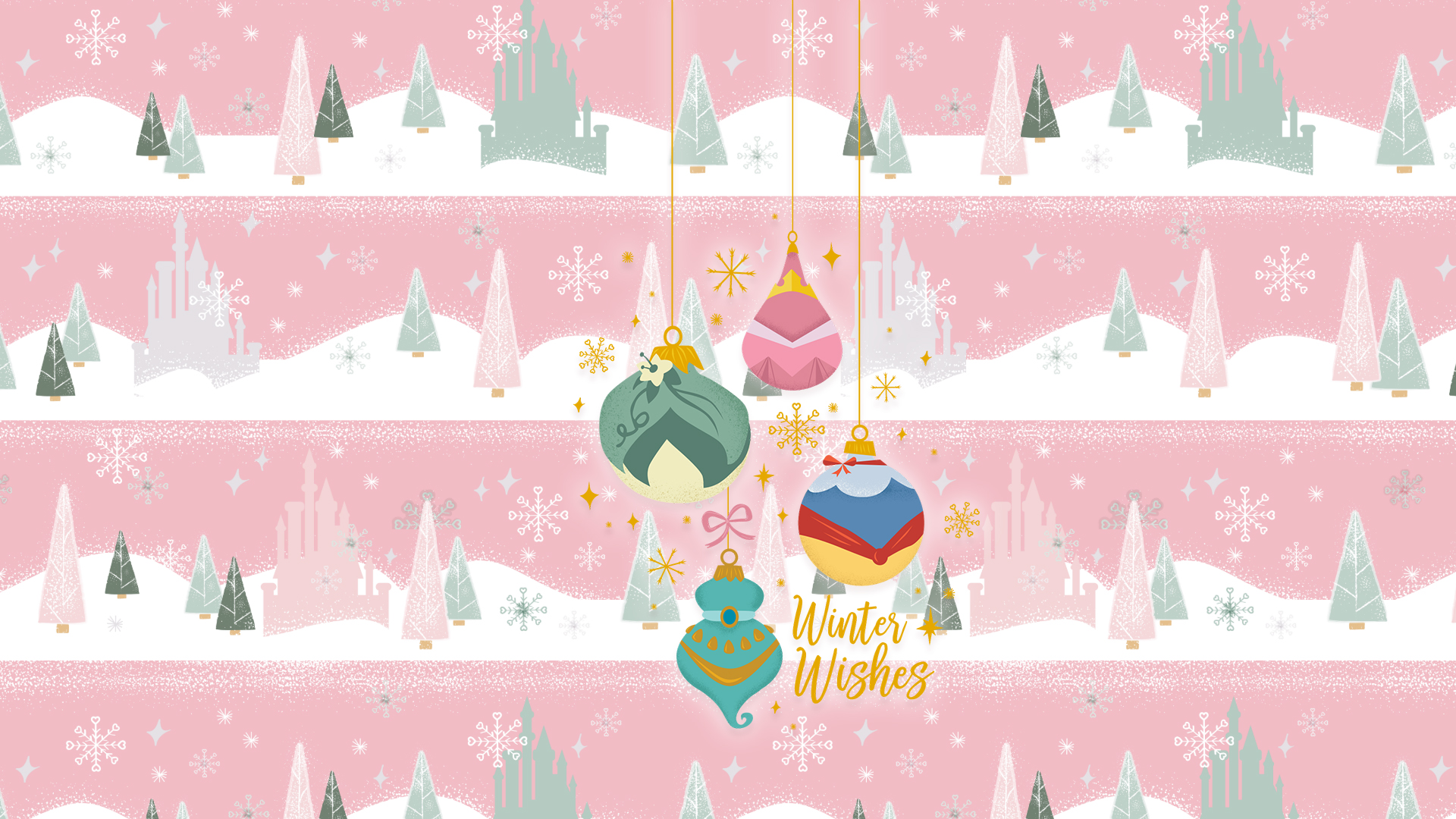 Disney Princess Christmas Wallpaper