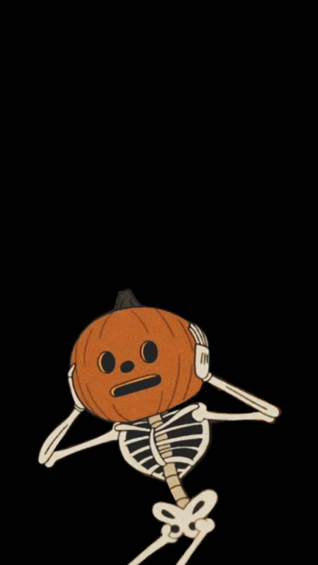 Download Skeleton Pumpkin Halloween
