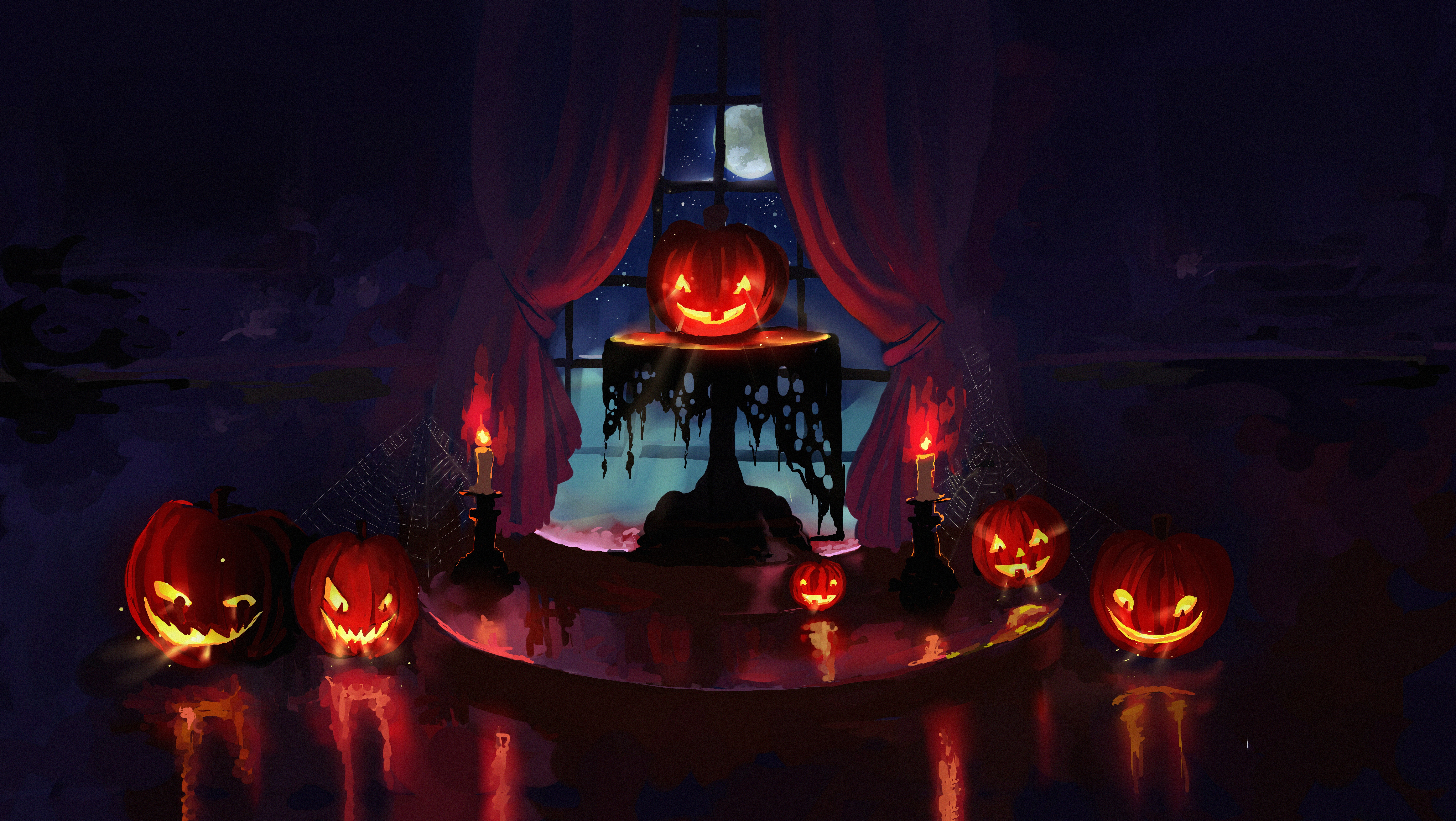 Free Halloween 4K Wallpaper & Desktop HD Background for PC
