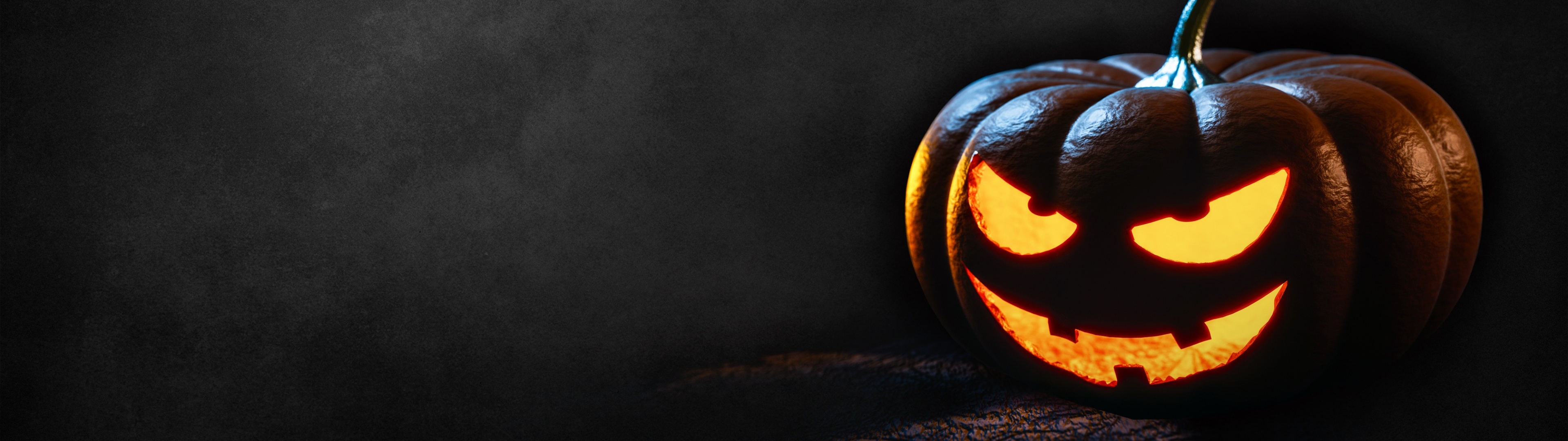 Halloween Pumpkin Wallpaper 4K, Scary