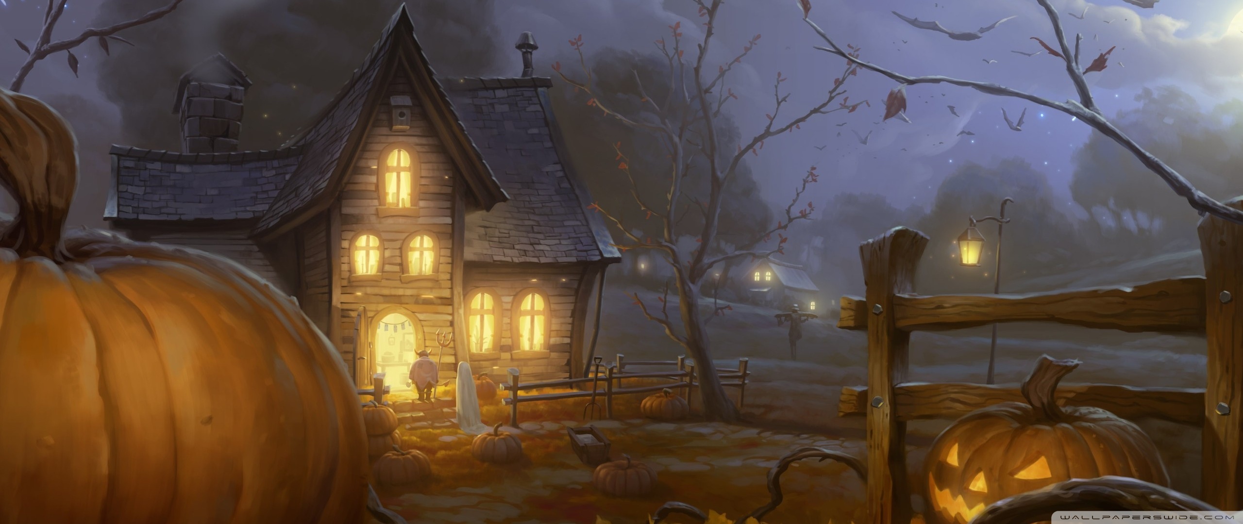 Trick or treating Halloween Autumn Fall